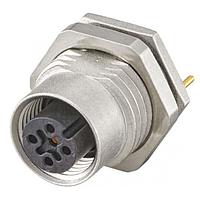 Rosenberger MI5K101-400-A0-05 Circular Metric Connectors M12 straight jack PCB