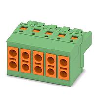 PHOENIX CONTACT 1713868 Plugs 5 Pos 5mm pitch Plug 24-16AWG Spring