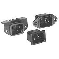 P&B 6ESRFC3 Inlets 15A IEC 1/4"FASTON FEMALE SNAP IN MNT