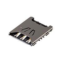 Same Sky (formerly CUI Devices) NSIM-11-B Card Connectors 6 Positions, Push In, Pull Out, SMT, 1.13 mm Height Above Board,