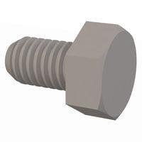 Essentra Components 50M060100J010 Machine Screw Hex Unslotted Bolt, M6 X 1 Thread, 10mm Lg