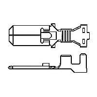 AMP Connectors - TE Connectivity 344008-1 Contact .250"SPEC.F.TAB