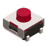 Diptronics DTSJW-69R-V-B Tactile Switches 6x6 260gf RED SMT