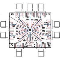 Analog Devices EV1HMC322ALP4 RF Switch bvAL PCB ASSY