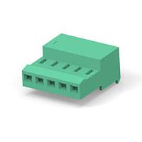AMP Connectors - TE Connectivity 3-641240-5 Receptacle Assembly 05P MTA100 CONN ASSY GRN LF