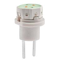 NKK Switches AT634F24 LED GREEN LED WITH 24V BUILT IN RESISTOR