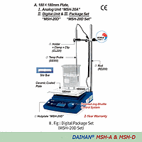 DaiHan DH.WHP503011 Stand Rod Stainless steel, Ø12.7XL450mm RD100, for HP-30/MSH30