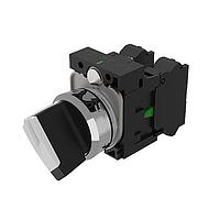 EAO 45-1828.3C90.001.401 Rotary Switches (45-1828.3C90.001.401) SELECTOR SWITCH/ MP L-R SHORT 90V WH 1N.O SP