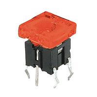 E-Switch TL1240RQ1JCLR Tactile Switch 50mA 12VDC SPST Clear