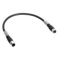 SCHNEIDER TCSXCN1M1F15E Bus System Cable BUS CABLE,STRAIGHT,M12-B,MALE-FEM, 15M