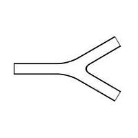 Raychem - TE Connectivity 381A304-71/42-0 Transition Boot, Y-shaped 381A304-71/42-0