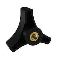 Davies Molding 3041BC Clamping Knob Clamping Three Arm 50x25x19
