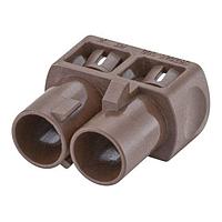 Rosenberger 59Z065-000F Accessories Plastic housing Plug Straight F Brown
