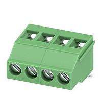 PHOENIX CONTACT 1712041 Fixed Terminal Blocks 4 POS 5.0MM PITCH ANGLED SOLDER PINS