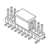 Amphenol Commercial Products G800MJ586018DEU Pin Strip Pin Header 2.54mm Pitch STR SMT,2x10Pin,Full G/F,NY6T,6.0mm*2.54mm_7.5mm,Removed#18pos