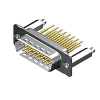 Molex / FCT 173109-0283 D-Sub Connectors - Standard Density FCT DSUB STR PC PLG 9 PN W/SNAPIN