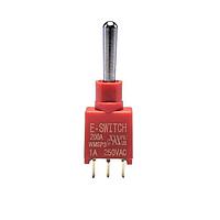 E-Switch 200AWMSP3T1A1M2QE Toggle Switches 3A 120VAC / 28VDC On-Off-On PC Mnt