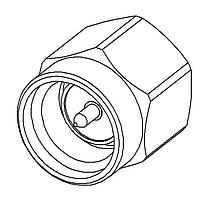 Radiall R404N05000 RF Terminators TERMINATION: SMA M 18 GHZ 1W