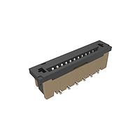 Amphenol FCI SFW11S-2STE1LF Board Mount 1.00mm Flex Connector, SFW Straight series, 11 Position, Top Entry Surface Mount, ZIF .