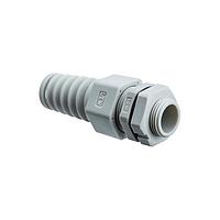 Amphenol LTW CSG-16M007 Cable Glands, Strain Reliefs & Cord Grips Cable Gland, Screw Thread Type, Long Body, Plastic, Gray, M16, Screw Thread, F6.0 - F10.0mm