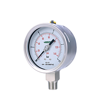 INSIZE 5209-C1D1L1W1R13 Bourdon Tube Pressure Gauges (Liquid Filled) (0~14bar/0~200psi; 1/4BSP; Ø63mm; CL 1.6)