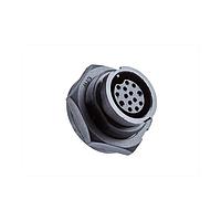 Amphenol LTW ACD-07PMFS-LC7001 Connectors Ceres, Middle Size, Plastic, 5A, 07 pins, Male Connector, Female Contact, Circular, 2 Points Lock, Solder, Receptacle, IP67