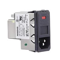 Corcom - TE Connectivity PS000DHXB Inlets 10A DUAL FUSE SNAP IN MOUNT