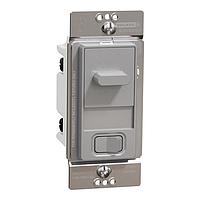 Square D SQR22603GY Dimmer SLIDE DUAL-LD DIMMER 600W RESI SNGL POL GY