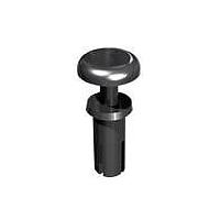 Keystone Electronics 3450 Snap Rivet .390 Snap Rivet Nylon 6/6 Black