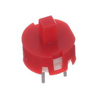 E-Switch KS-03Q-02 Tactile Switches 0.01A 35VAC Plunger Red