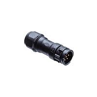 Amphenol LTW CB-06BMMA-QL8AN0 Standard Circular Connector X-Lok, Middle Size, Plastic, 10A, 06 pins, Male Connector, Male Contact, Straight, Push Lock, Crimp, Field Installable without Pin, F6.0 - F12.0mm, IP68