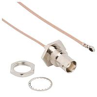 Amphenol RF 095-850-210-300 RF Cable Assemblies BNC Strt Bkhd Jck to AMC Plg RG178 300mm