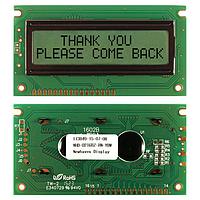 Newhaven Display NHD-0216BZ-RN-YBW LCD Character Display Modules STN- Y/G Refl 84.0 x 44.0
