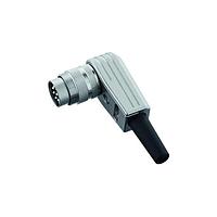 Amphenol T3400005U Circular DIN Connectors Male cable connector with internal strain relief and metal locking ring. Screw locking according to IEC 61076-2-106. Contacts included.
