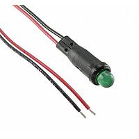 VCC L59D-G12-W LED Panel Mount Indicators PMI RND .25" LED 12V Wire Green Diffused