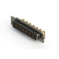 EDAC 630-24W7640-1T2 Mixed Contact D-Sub Connectors Right-angle Power Combo D-Sub Connector