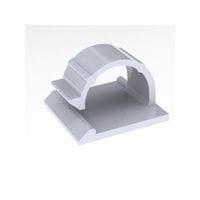 Essentra Components WCK-720-01A-RT Clamp, C-Type Wire Cord Clip,Adh Mnt,Natural