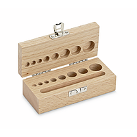 KERN 354-420-200 Wooden box for weight sets (Cylindrical/compact, 1 g - 50 g)