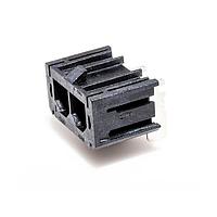 Molex 172043-0201 Headers Super-Sabre R/A Hdr 2Ckt W/O BdLk FgrPrf
