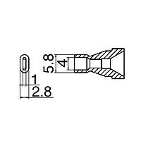 HAKKO N61-16 Nozzle (4mm x 1mm)