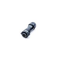 Amphenol LTW CB-04BFMA-QL8MP0 Standard Circular Connector X-Lok, Middle Size, Plastic, 10A, 04 pins, Female Connector, Male Contact, Straight, Push Lock, Crimp, Field Installable, F8.0 - F10.0mm, IP68