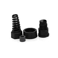 Amphenol LTW RDP-00AMMA-SLM7001 Field RJ, Large Size, Plastic, 1.5A, Straight, Screw Thread, Compled, Field Installable, F4.5 - F6.5mm, IP67 Mated