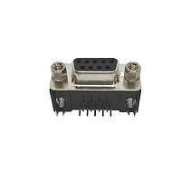 Adam Tech DC37-SL-25 Receptacle CONN D-SUB RCPT 37POS R/A SLDR