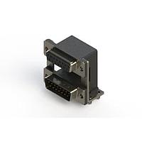EDAC 664-015-364-040 Dual Port D-Sub Connectors Right-angle Dual Port D-Sub Connector