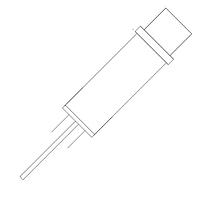 VCC 2153QA5 Incandescent Panel Mount Indicators GREEN DIFFUSED 5/16" MOUNTING HOLE