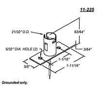 VCC 11-225 Lamp Holders LPH B6 Candelabra Bayonet INC 12V GRD