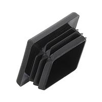 Essentra Components SQR200508A Glides 2.0 In Square Tube Glide: Textured BLK LDPE