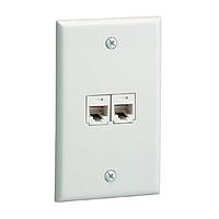 Panduit CFP2IW-L Faceplate Faceplate 2 Port Classic Bulk Pack O