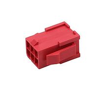 Molex 46993-0620 Power MiniFitJr Plug w/Ers DR GW 06Ckt Red