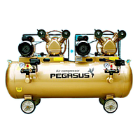 KOCU TM-2x2-3HP-12.5-230L Belt Air Compressor 2 Compressing End - 2 Motor